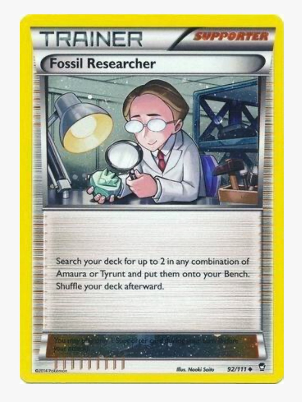 Fossil Researcher Cosmos Miscellaneous Cards & Products Pokemon Trading Card
